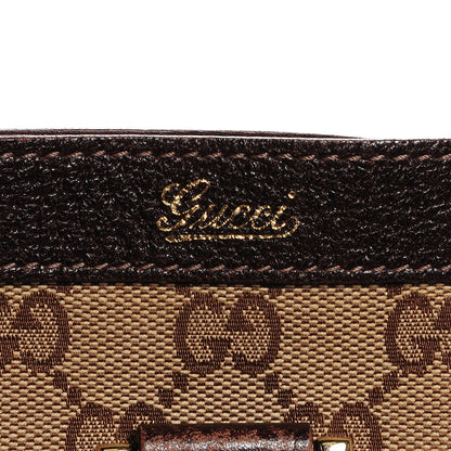 Gucci Monogram Abbey Large Tote Dark Brown 6 of 8