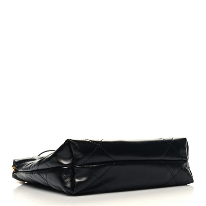 Chanel Shiny Calfskin Quilted Mini Chanel 22 Black 4 of 10