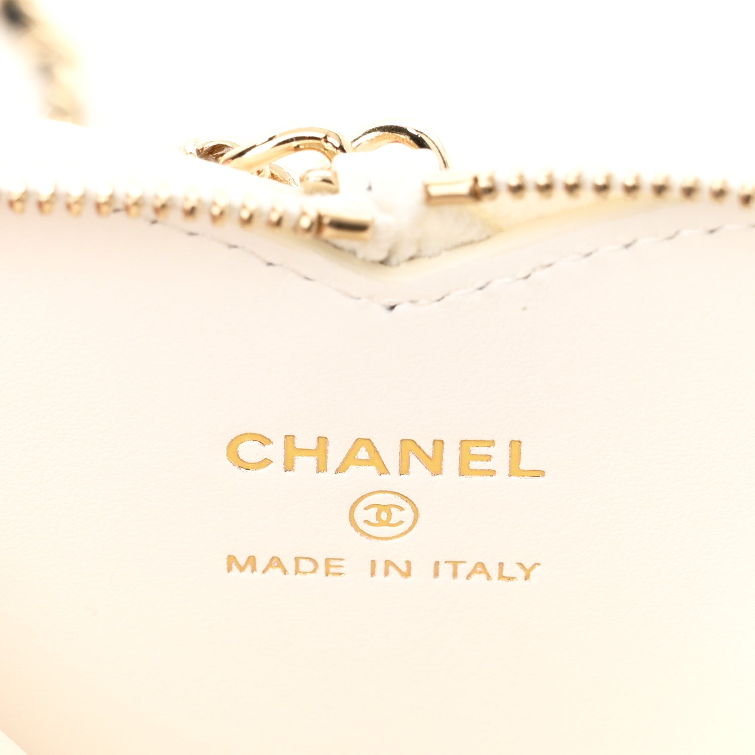 Chanel Patent Calfskin Resin Quilted CC Heart Clutch With Chain Black 11 of 17