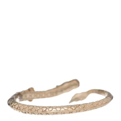John Hardy 18K Yellow Gold Slim Naga Dragon Cuff Bracelet 3 of 4