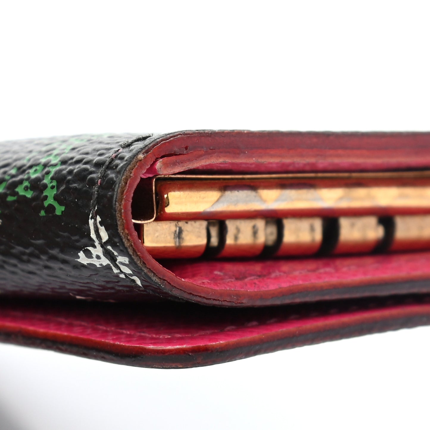 Monogram Multicolor Multicles 4 Key Holder Black Grenade