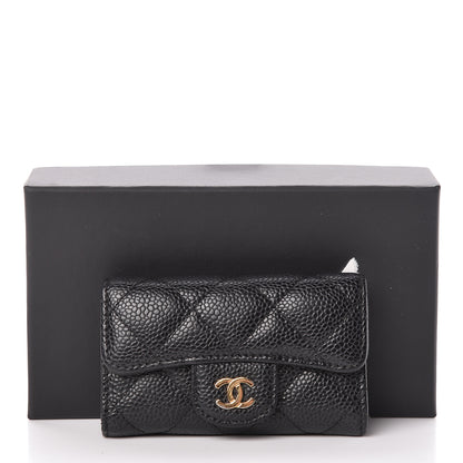 Chanel Caviar Quilted 6 Key Holder Black 13 of 13