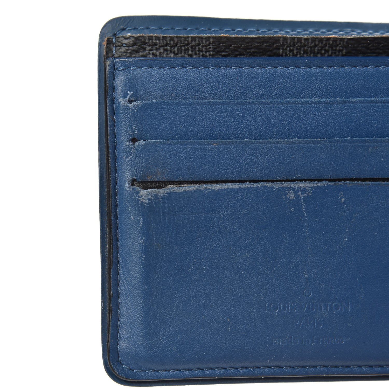 Louis Vuitton Damier Graphite Multiple Wallet Blue 10 of 10