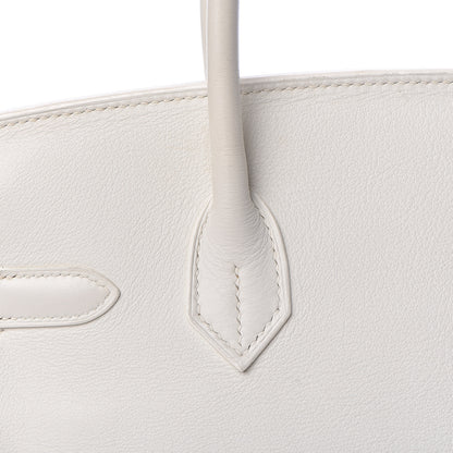 Hermes Swift Birkin 30 White 40 of 51