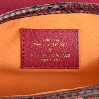 Louis Vuitton Monogram Sequins Savage Cub Clutch Rose 6 of 7
