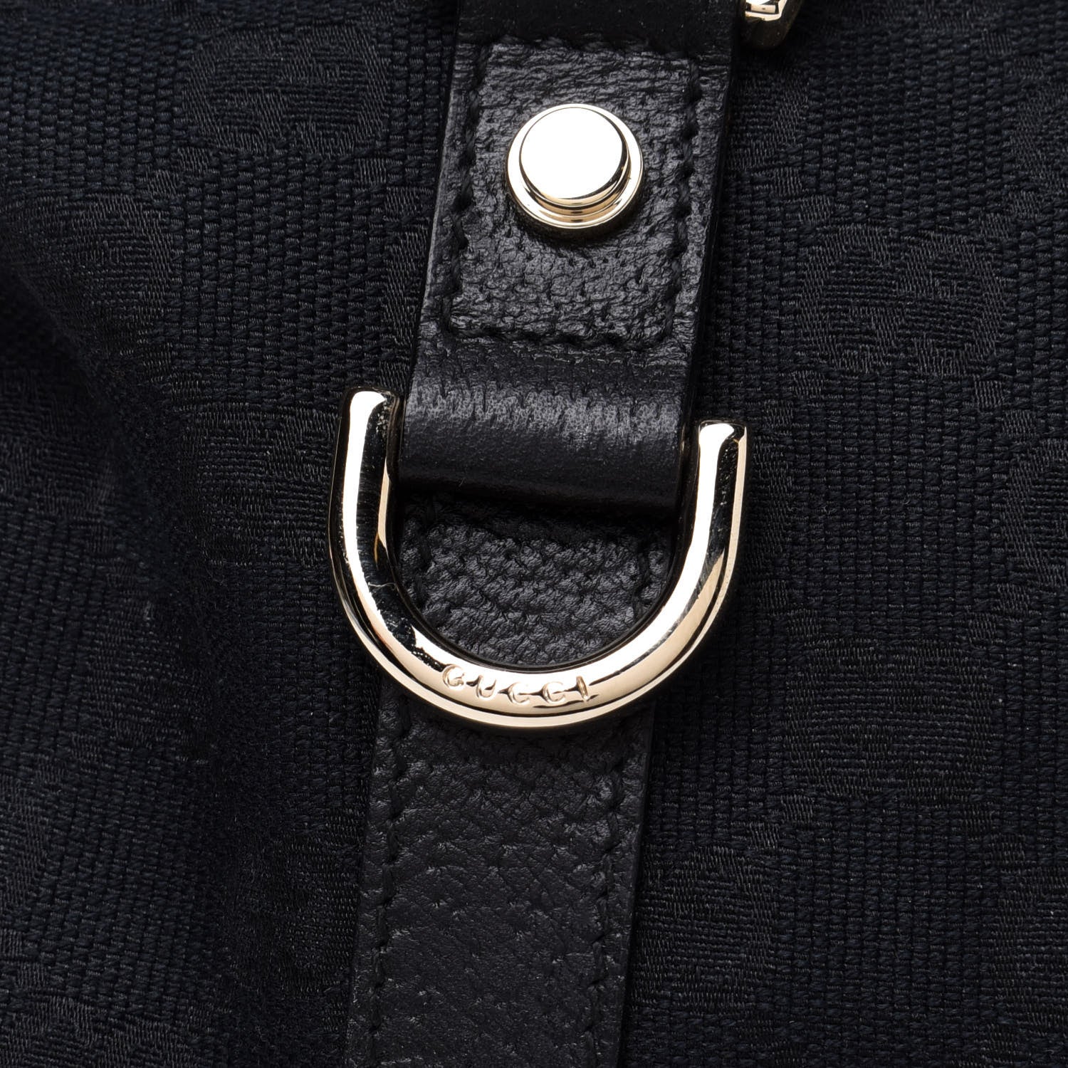 Gucci Monogram Abbey Medium Tote Black 10 of 12