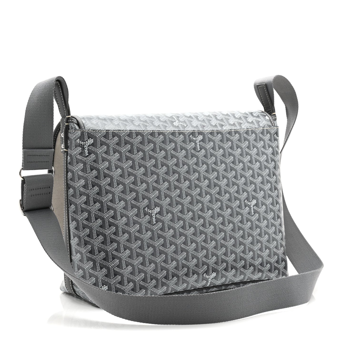 Goyardine Capetien Messenger Bag Grey