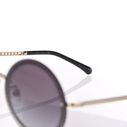 Chanel Round Chain Sunglasses 4245 Gold 6 of 7