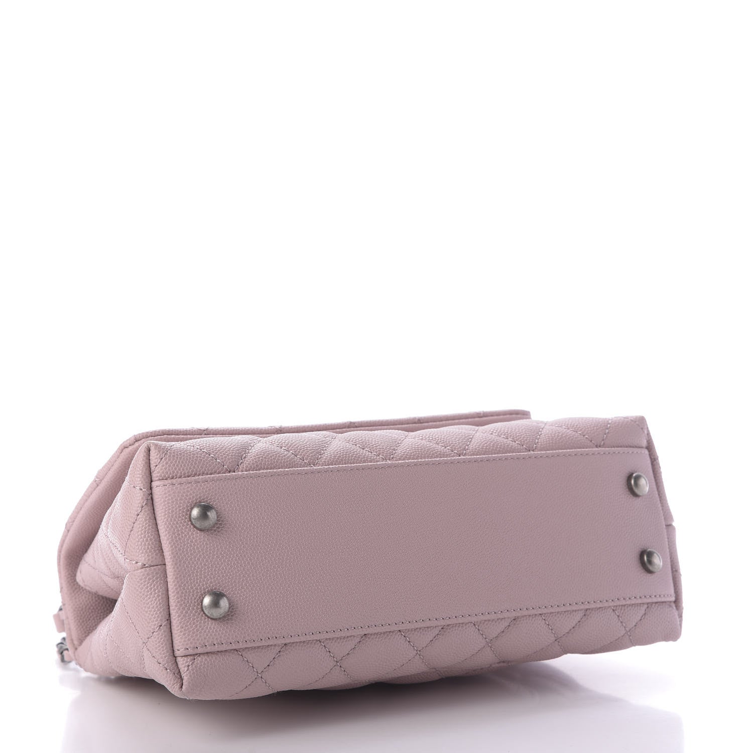 Chanel Caviar Quilted Mini Coco Handle Flap Pink 4 of 10