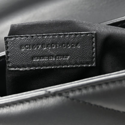 Saint Laurent Calfskin Y Quilted Monogram Toy Loulou Crossbody Bag Black 6 of 9