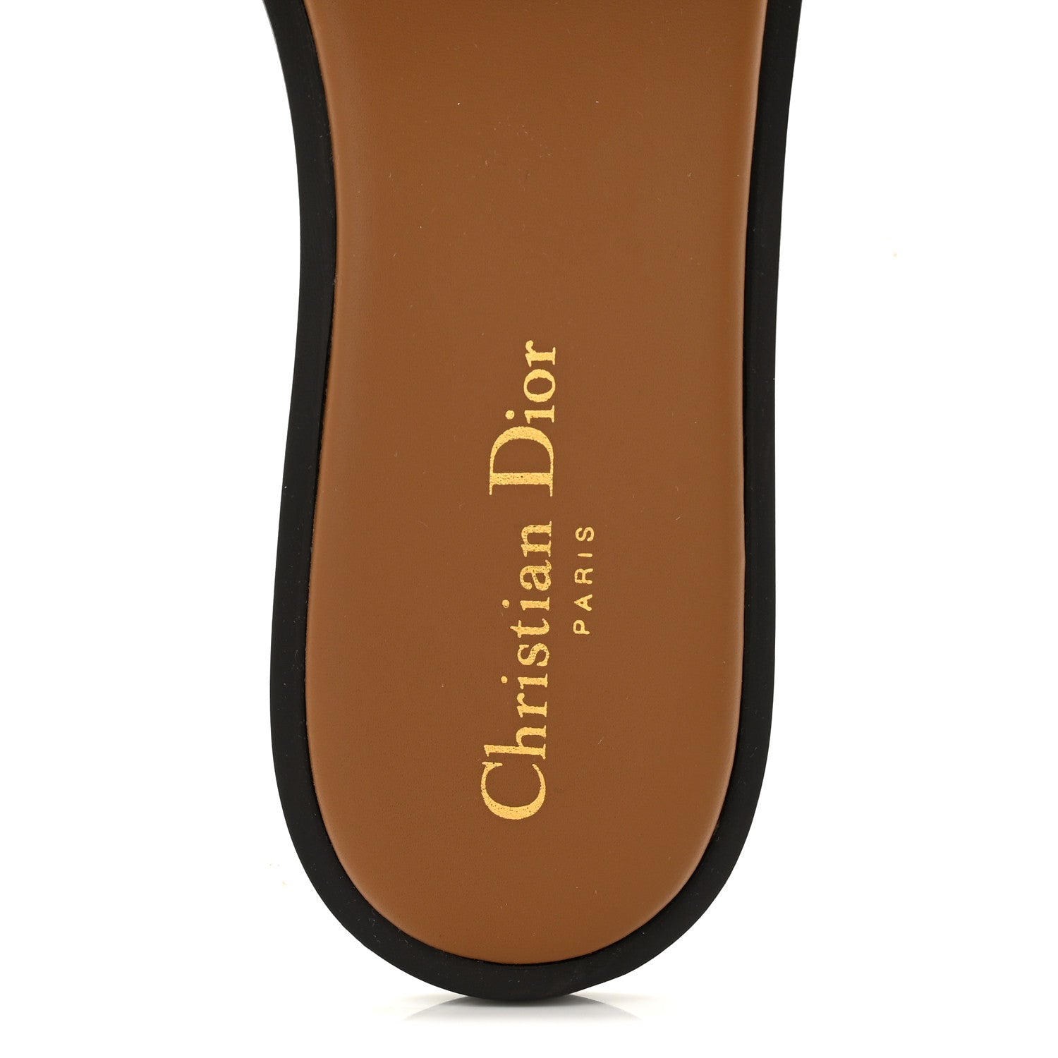 Christian Dior Calfskin Lambskin Micro Cannage D-Lane Flat Slide Sandals 39.5 Camel 7 of 9