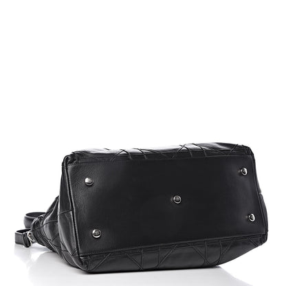 Christian Dior Lambskin Cannage Medium Granville Tote Black 5 of 12
