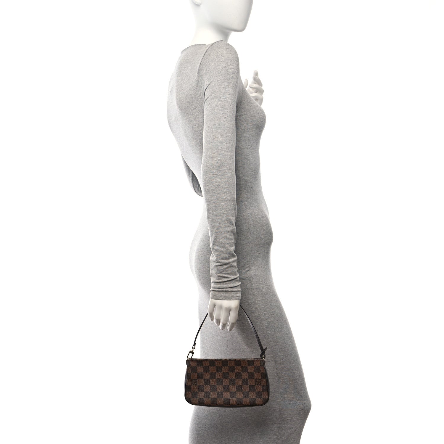 Louis Vuitton Damier Ebene Navona Pochette Accessories 2 of 9