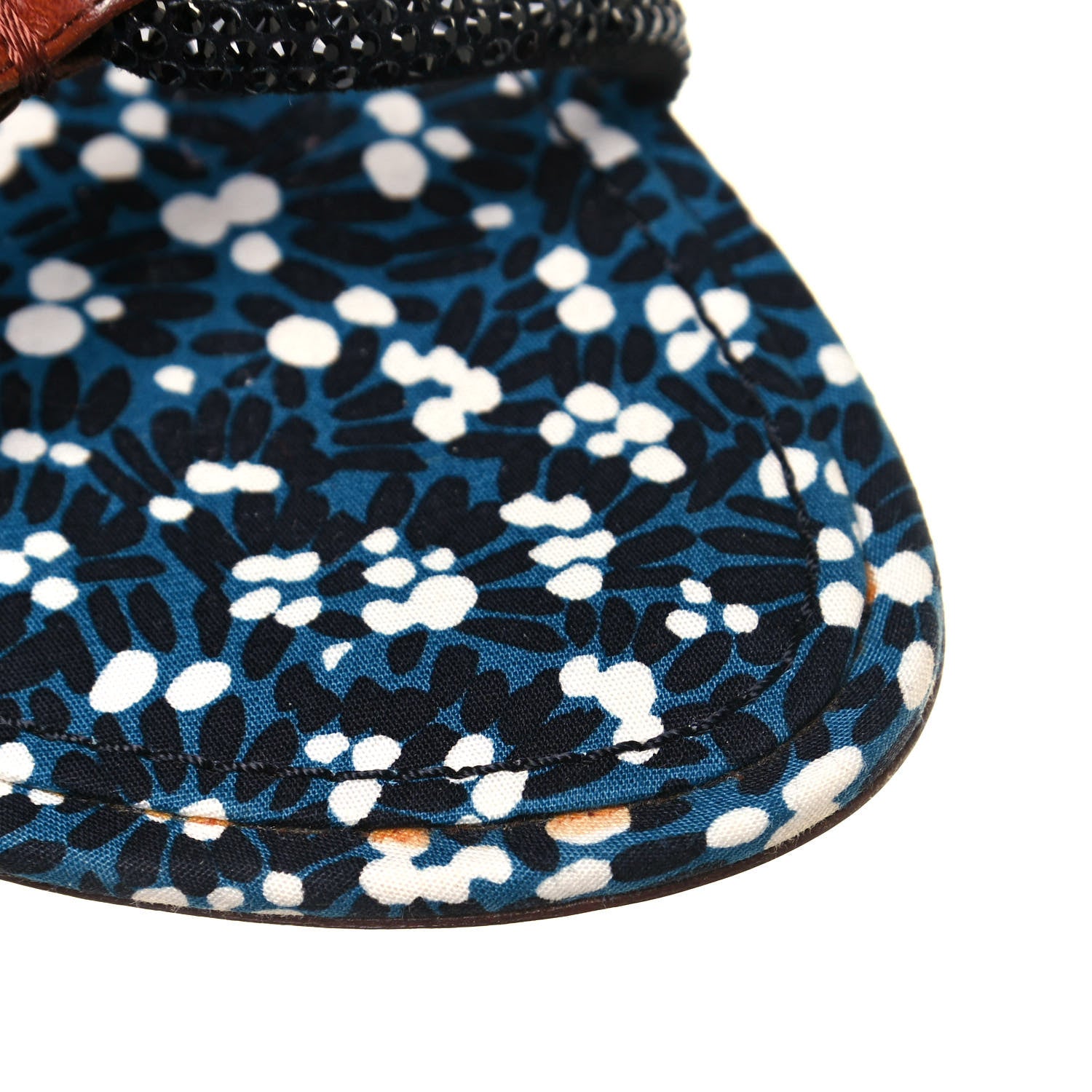 Louis Vuitton Calfskin Flower Fields Sandal 39 13 of 14