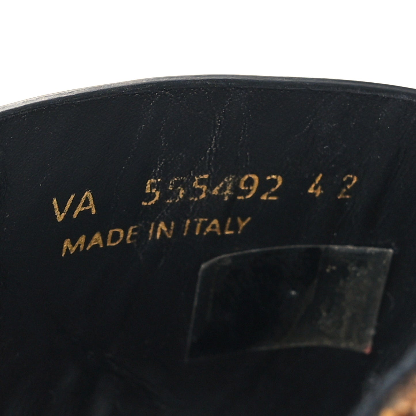 Calfskin Studded Mens Jimmy Slides 42 Black
