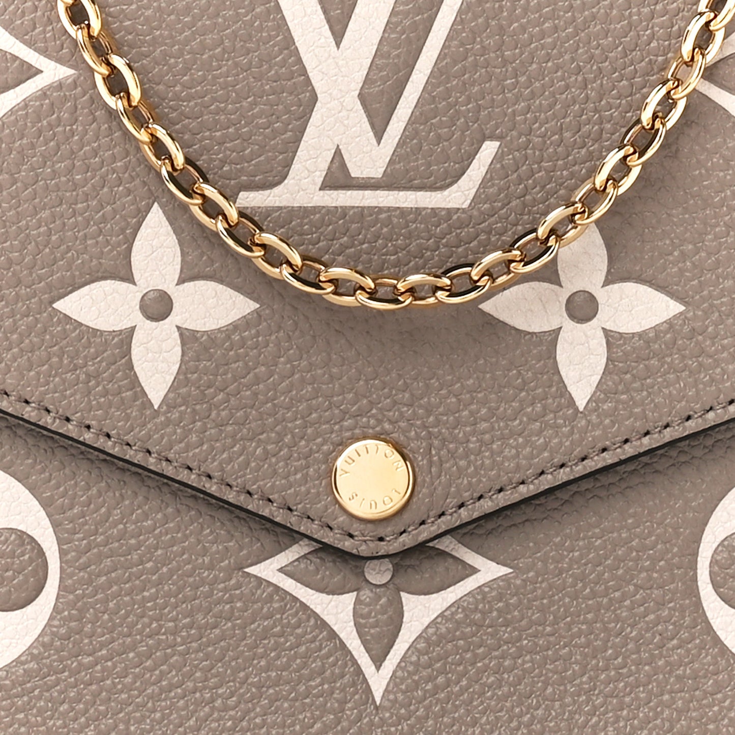 Empreinte Monogram Giant Felicie Pochette Tourterelle Creme