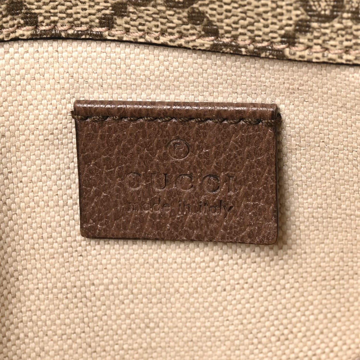 Gucci GG Supreme Monogram Neo Vintage Web Belt Bag Brown 6 of 11