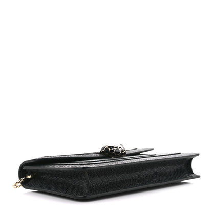 Bulgari Metallic Karung Serpenti Forever Shoulder Bag Black 5 of 12