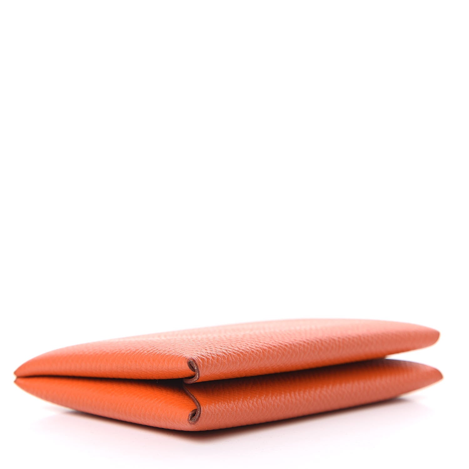 Hermes Epsom Calvi Card Case Orange 4 of 7