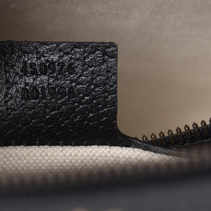 Gucci Grained Calfskin Bee Star Messenger Black 7 of 10