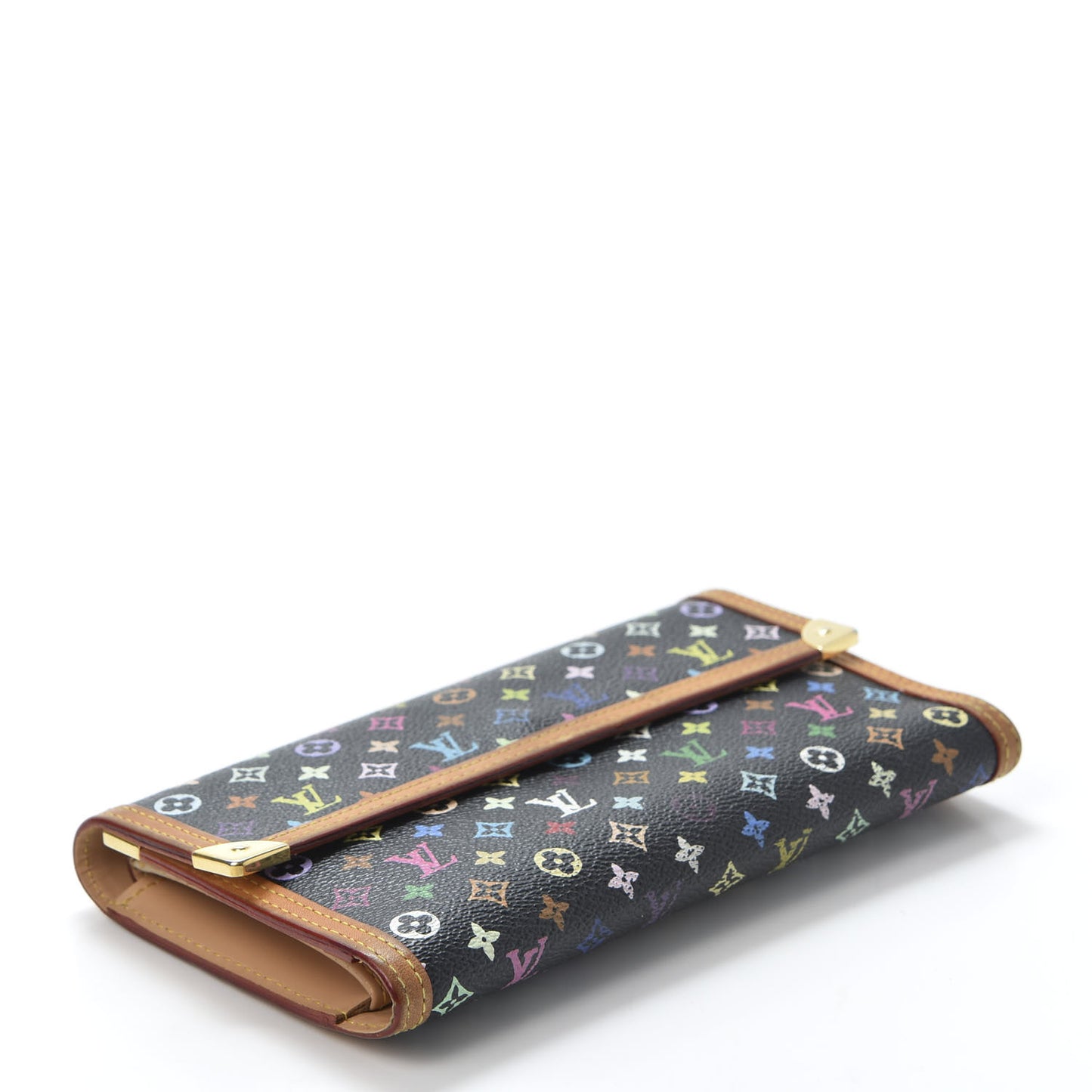 Monogram Multicolor Porte Tresor International Wallet Black