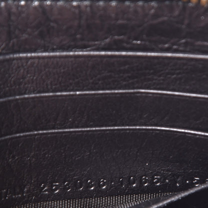 Balenciaga Agneau Arena Graffiti All Over Classic Hardware Continental Zip Around Wallet Black White 8 of 9