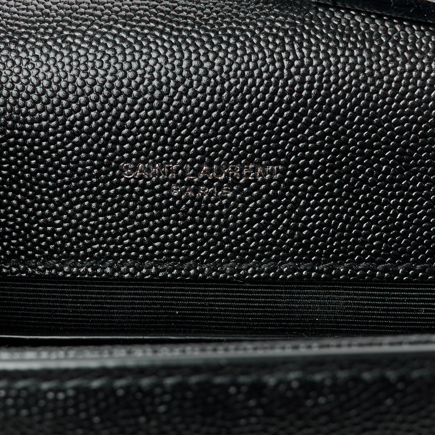 Grain De Poudre Small Monogram Monochrome Kate Satchel Black