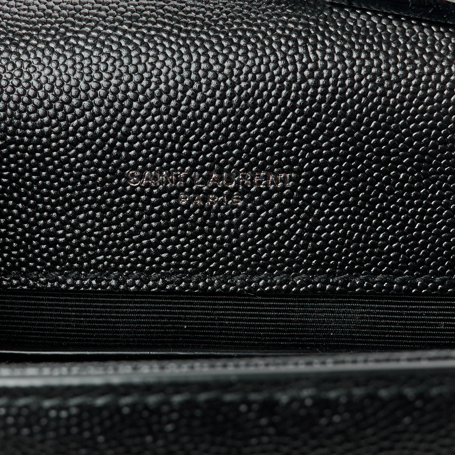 Saint Laurent Grain De Poudre Small Monogram Monochrome Kate Satchel Black 6 of 11
