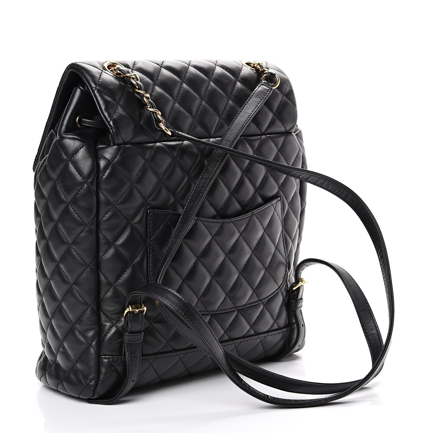 Chanel Lambskin Quilted Large Urban Spirit Backpack Black 2 of 10