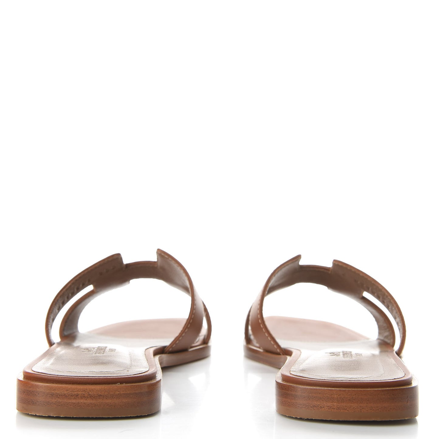 Box Calfskin Oran Sandals 36.5 Gold