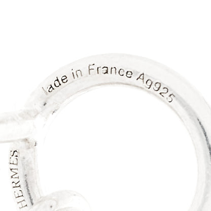 Hermes Sterling Silver PM Farandole Earrings 4 of 6