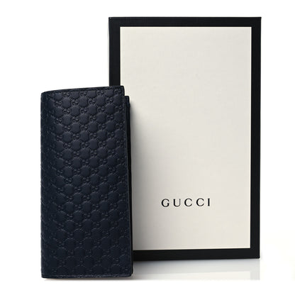 Gucci Microguccissima Bi-Fold Organizer Wallet Blue 8 of 8