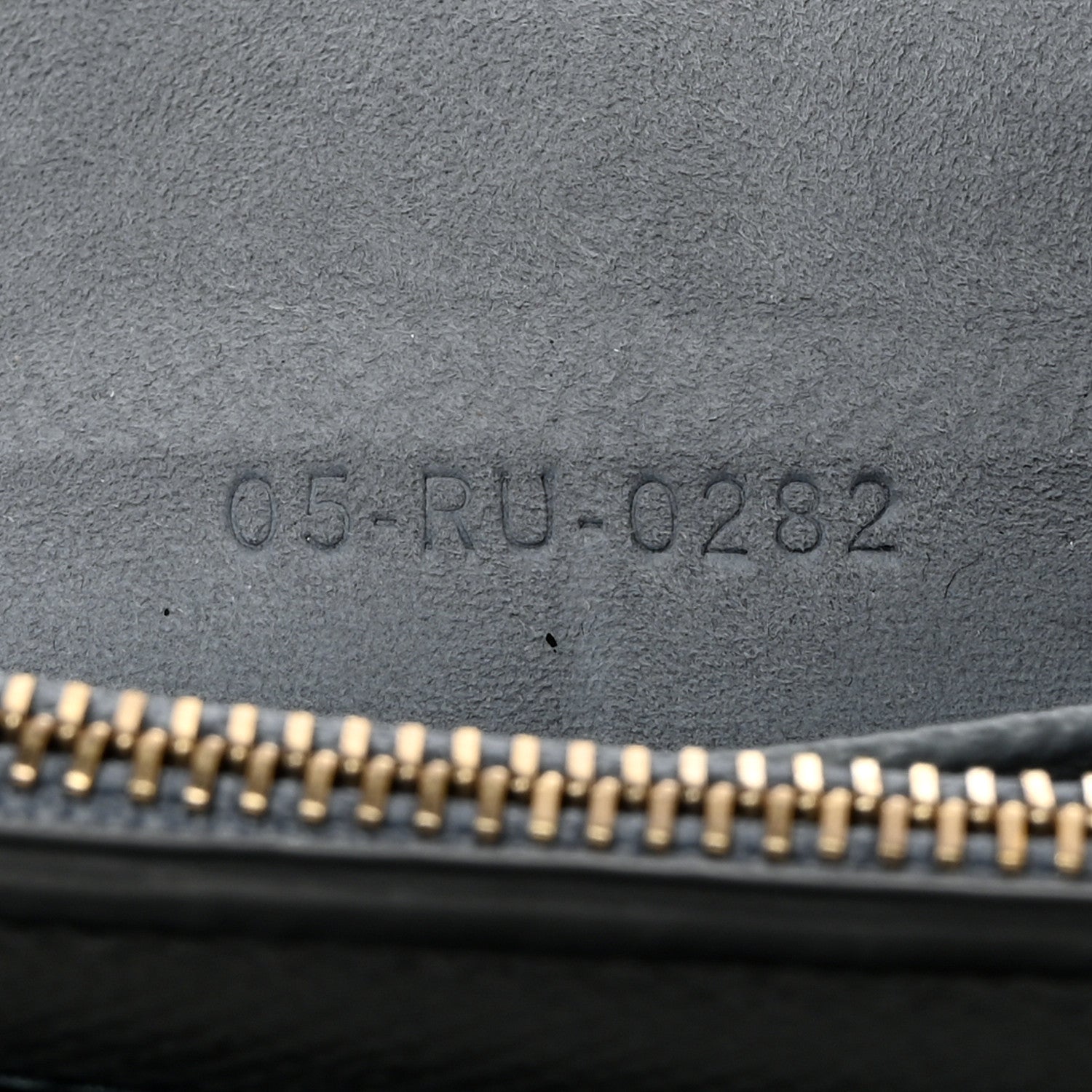 Christian Dior Grained Calfskin Saddle Chain Pouch Cloud Blue 7 of 10