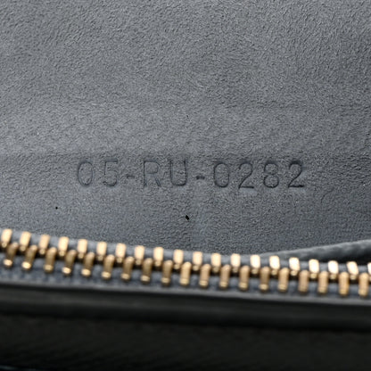 Christian Dior Grained Calfskin Saddle Chain Pouch Cloud Blue 7 of 10