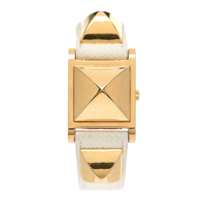 Hermes Stainless Steel Courchevel 23mm Medor Quartz Watch Blanc 1 of 5