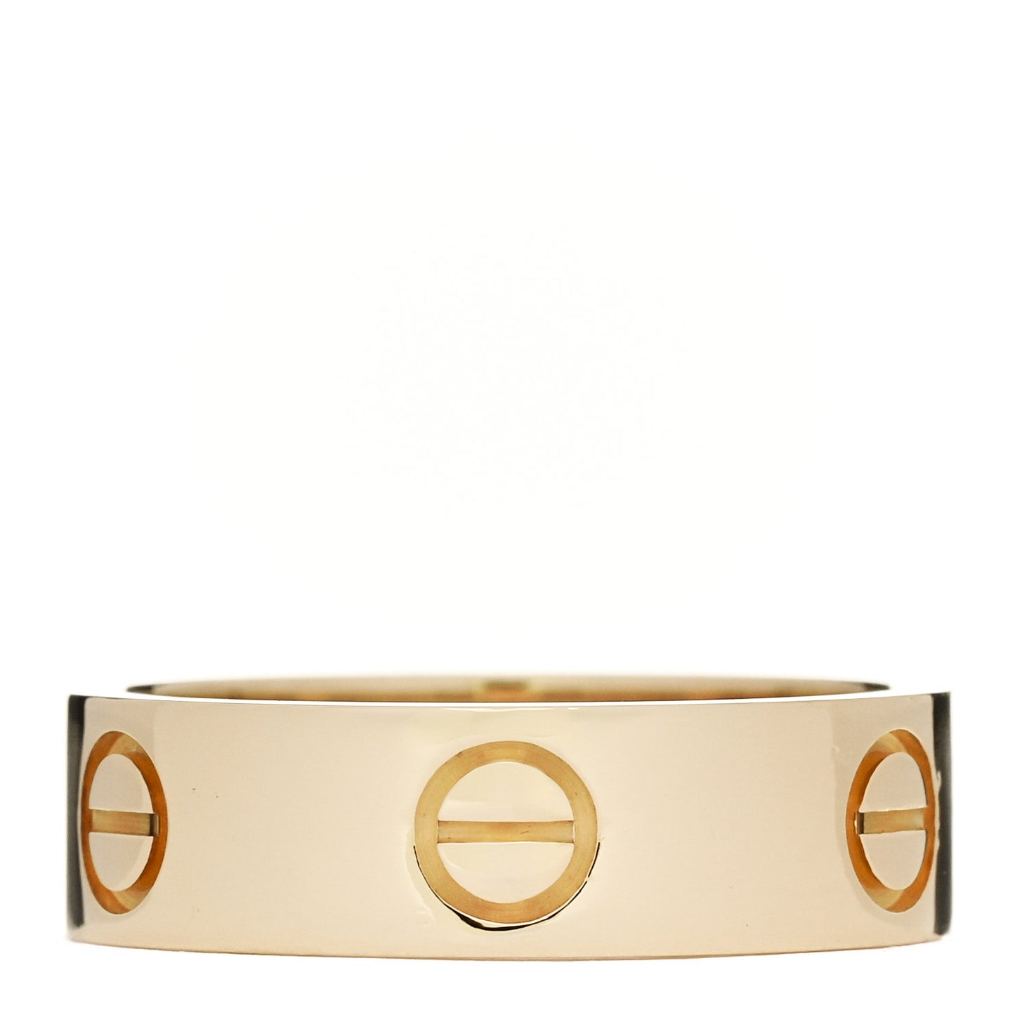 18K Yellow Gold 5.5mm LOVE Ring 53 6.5