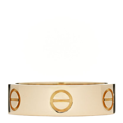 Cartier 18K Yellow Gold 5.5mm LOVE Ring 53 6.5 3 of 5
