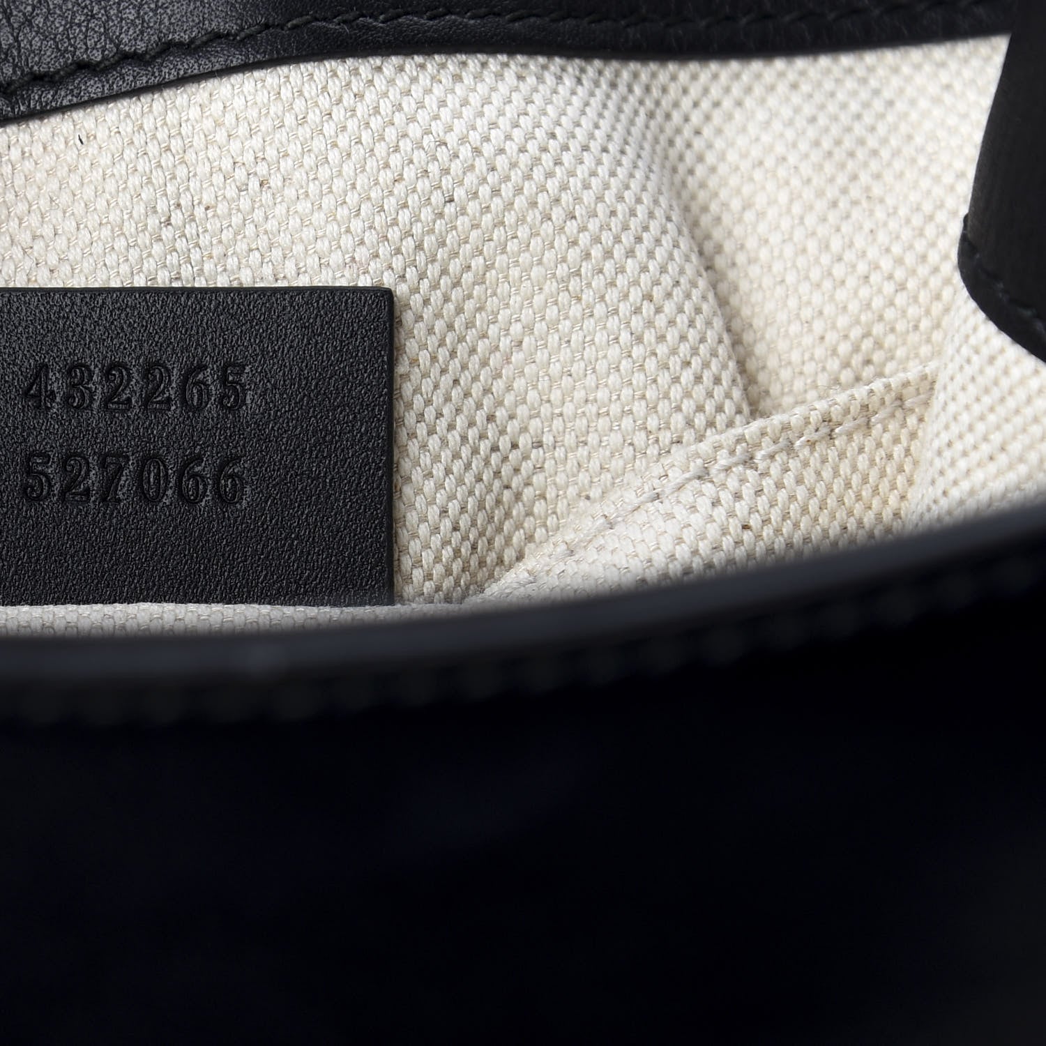 Gucci Calfskin Web GG Marmont Flap Chain Backpack Black 6 of 8