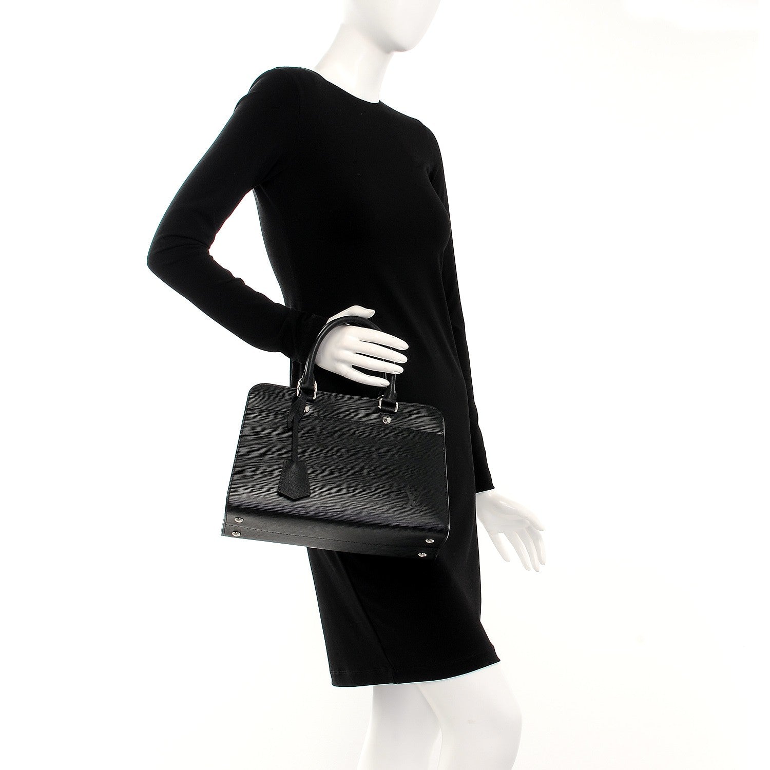 Louis Vuitton Epi Vaneau MM Black 3 of 8