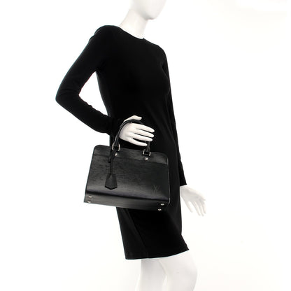 Louis Vuitton Epi Vaneau MM Black 3 of 8