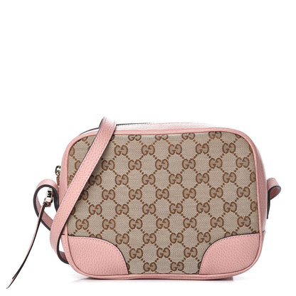 Gucci Monogram Mini Bree Messenger Bag Beige Soft Pink 1 of 10