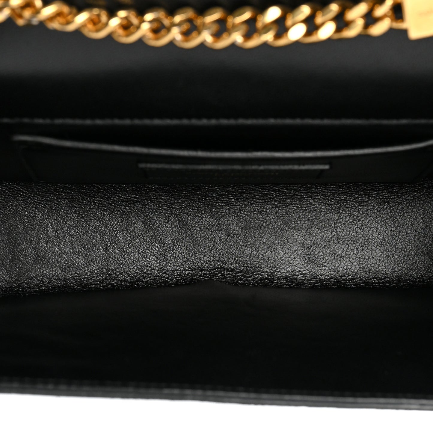 Suede Small Classic Monogram Kate Tassel Satchel Black