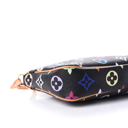 Louis Vuitton Monogram Multicolor Pochette Accessories Black 8 of 11