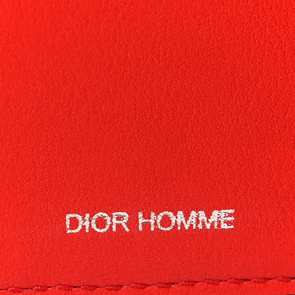 Christian Dior HOMME Calfskin Ribbed Wallet Black 6 of 8