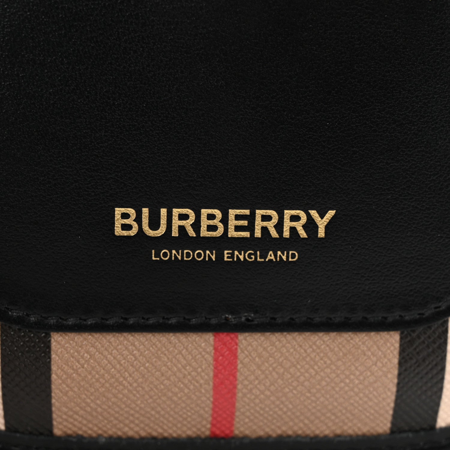 Burberry E-Canvas Calfskin Icon Stripe Anne Phone Case With Strap Archive Beige 6 of 13