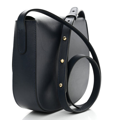 Mansur Gavriel Calfskin Flap Crossbody Bag Blue 3 of 15