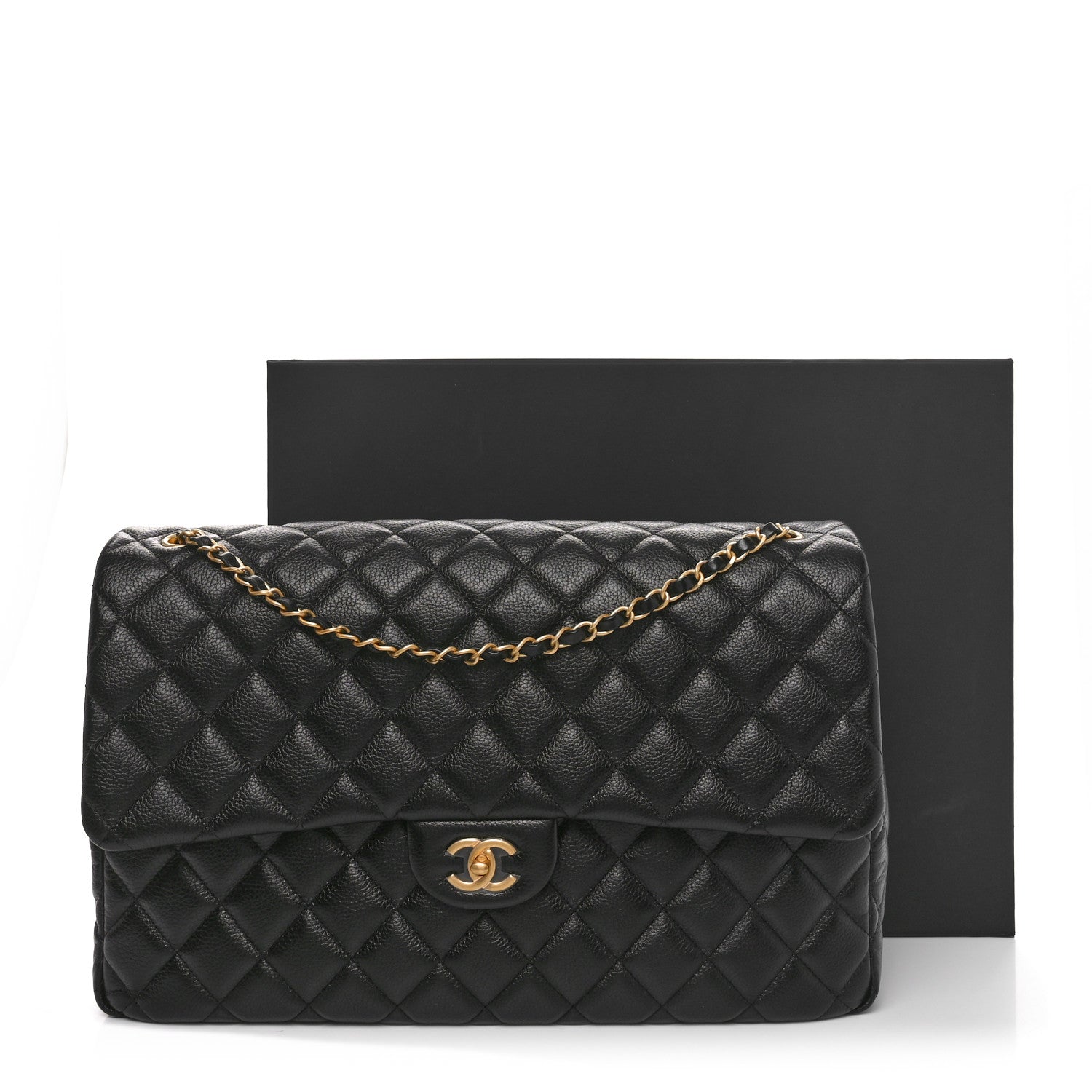 Chanel Caviar Quilted XXL Travel Flap Bag Black 11 of 11