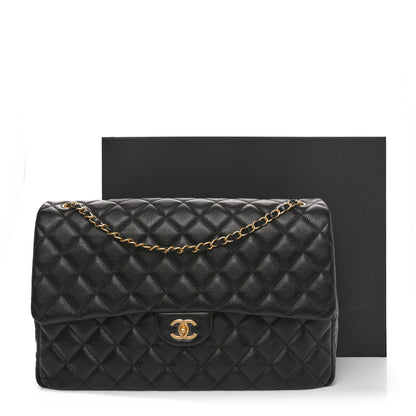 Chanel Caviar Quilted XXL Travel Flap Bag Black 11 of 11