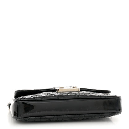 Christian Dior Patent Cannage New Lock Pouch Black 4 of 11