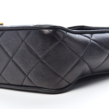 Chanel Lambskin Quilted Camera Case Black 10 of 11